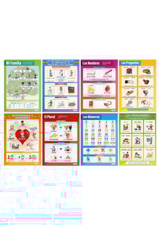 Spanish Posters - Set of 8