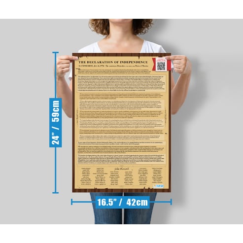 The Declaration of Independence Poster