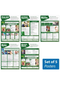 First Aid Posters - Set of 5 