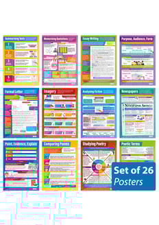 Reading and Writing Posters - Set of 26