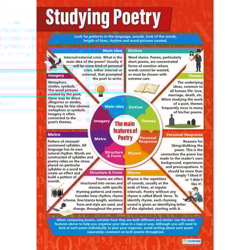 Studying Poetry Posters - Set of 4