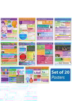 Sociology Posters - Set of 20 
