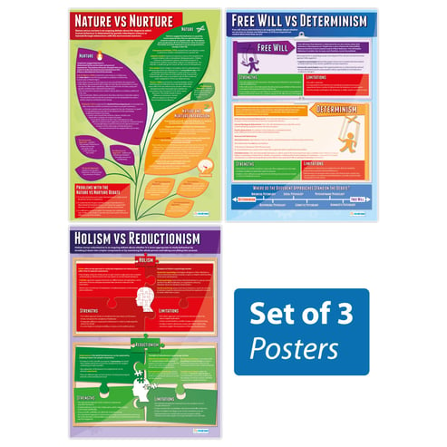 Debates in Psychology Posters - Set of 3 