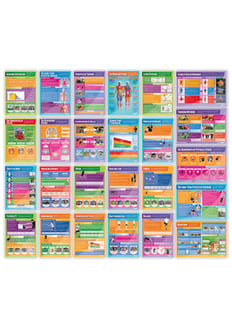 Physical Education Posters - Set of 40