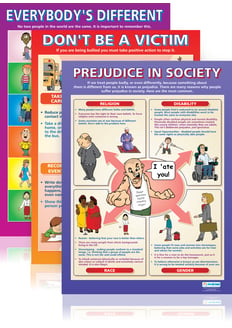 Bullying & Prejudice Posters - Set of 6 