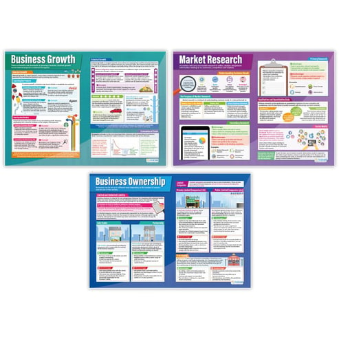 Business Decisions Posters - Set of 9