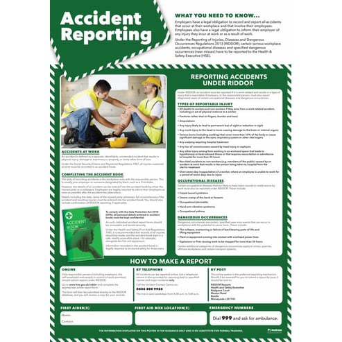 Accident Reporting poster