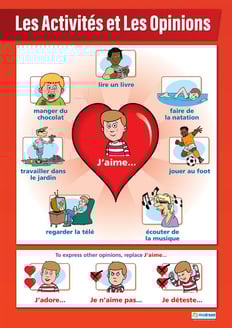 Les Activites et Les Opinions Poster