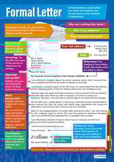 Formal Letter Poster