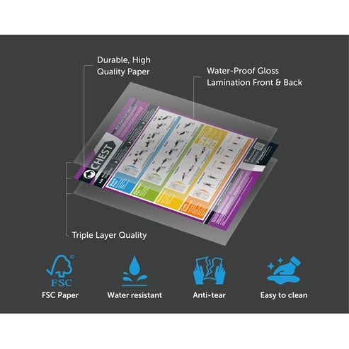 Chest Exercise Poster