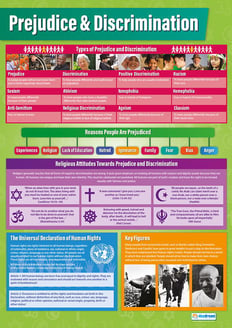 Prejudice & Discrimination Poster