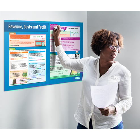 Revenue, Cost and Profit Poster