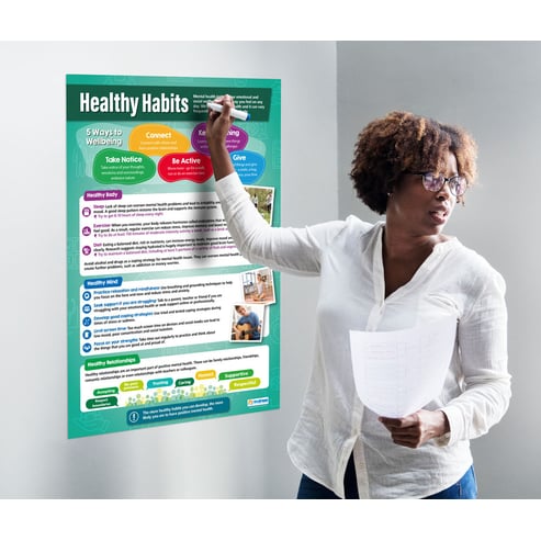 Healthy Habits Poster - Daydream Education
