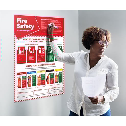 Fire Safety in the Workplace poster