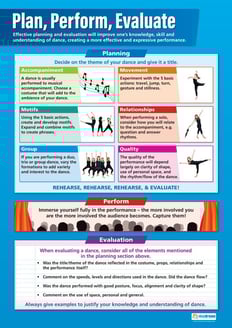 Plan, Perform, Evaluate Poster