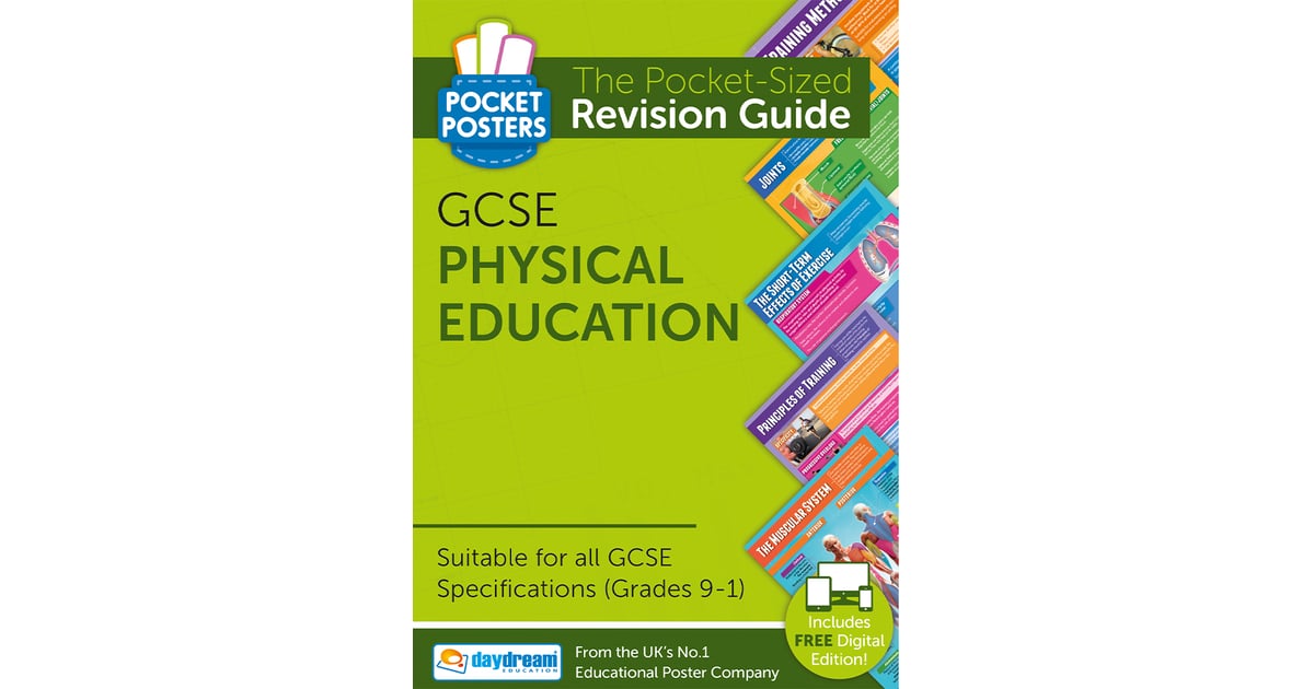 PE GCSE Revision Guide Pocket Poster Daydream Education