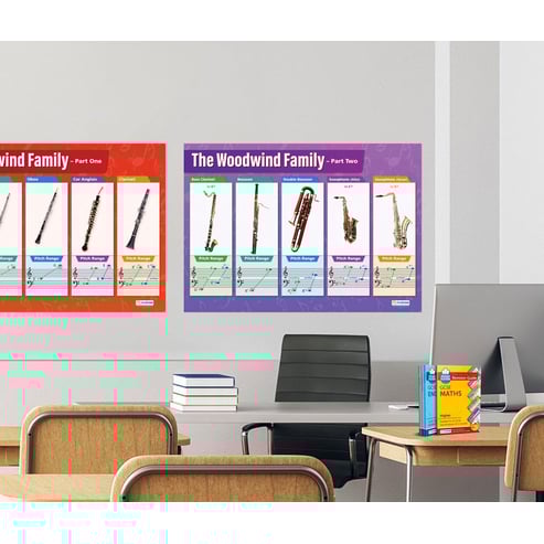 Instruments of the Orchestra Posters - Set of 6