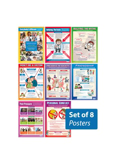 Social Education Posters - Set of 8 