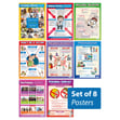 Social Education Posters - Set of 8 