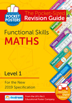 Functional Skills Maths (Level 1) Revision Guide: Pocket Posters