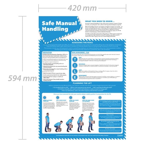 Safe Manual Handling Poster