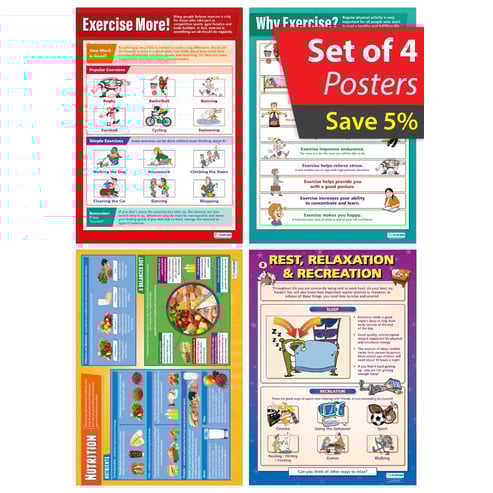Good Health Posters - Set of 4