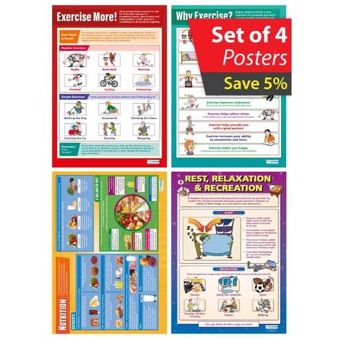 Good Health Posters - Set of 4