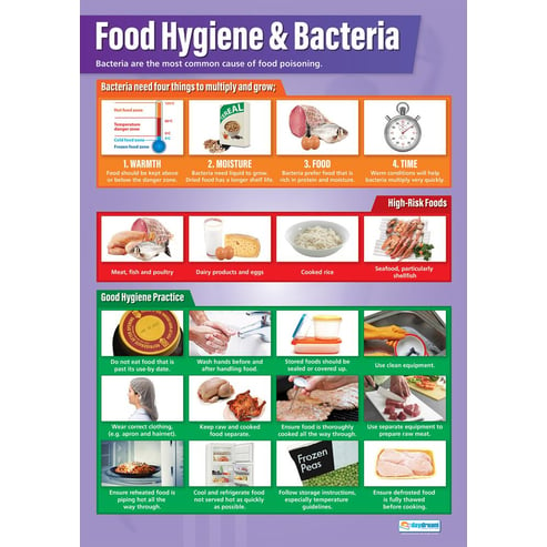 Food Prep and Nutrition Posters - Set of 5 