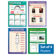 Portrait Drawing Posters - Set of 4