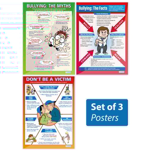 Bullying Posters - Set of 3