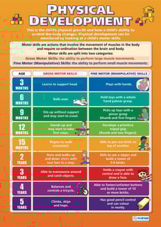 Physical Development Poster