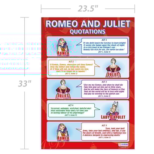 Romeo and Juliet Quotations Poster
