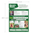 Electric Shock First Aid Procedures poster