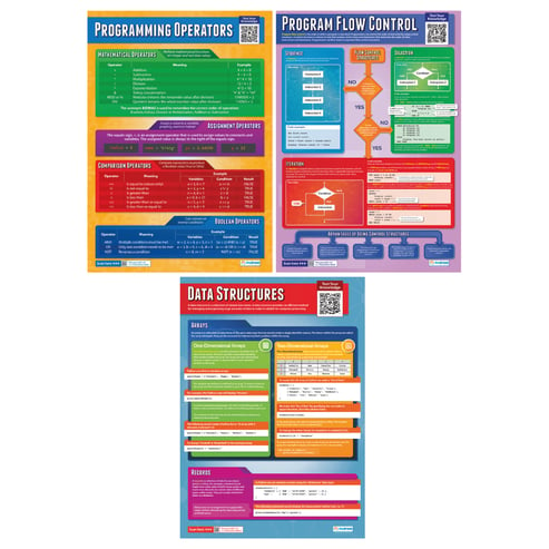 Computer Programming Posters - Set of 9
