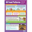 UK Food Patterns Poster