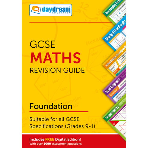 GCSE Maths (Foundation) Revision Guide: Pocket Posters