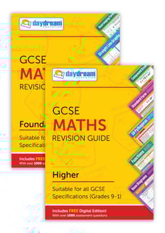 GCSE Maths (Foundation) & GCSE Maths (Higher) Revision Guide Study Pack