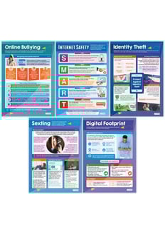 Digital Safety (Secondary) Posters - Set of 5 