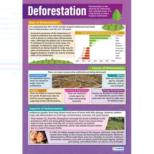 Human Environmental Impact Posters - Set of 4
