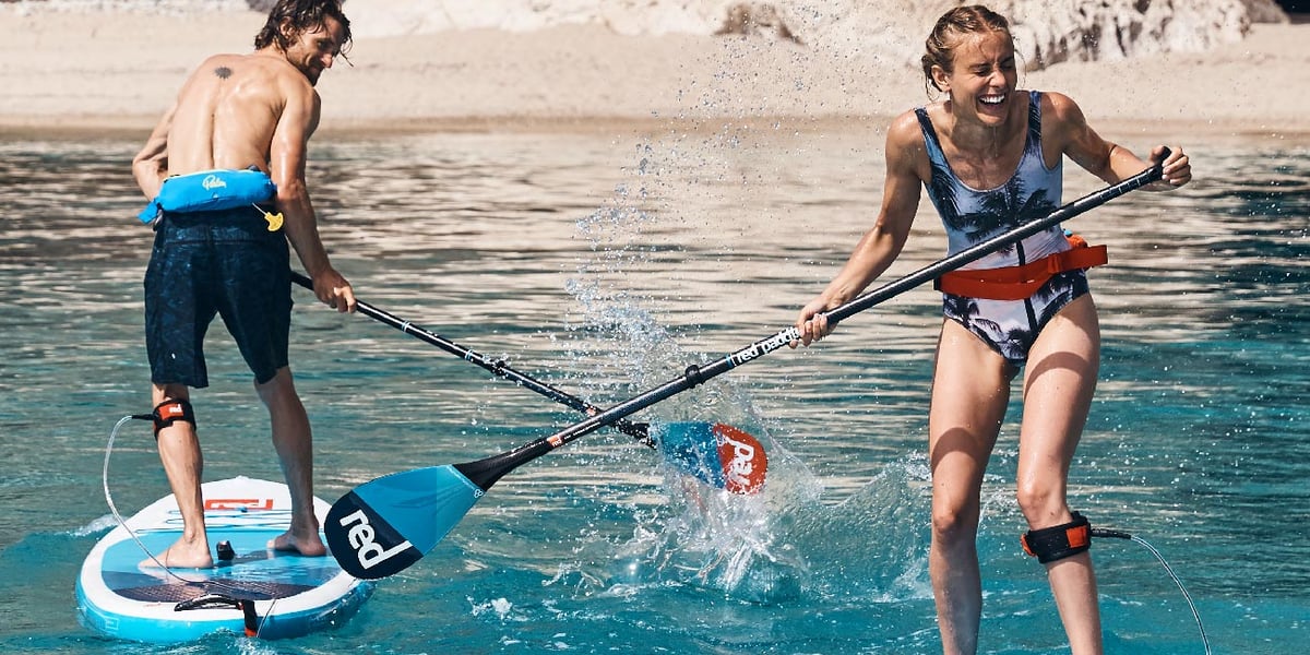 Group Stand Up Paddle Board Lesson at St Kilda Beach