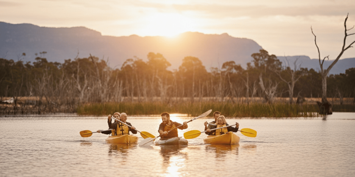 Lake Fyans Twilight Canoe