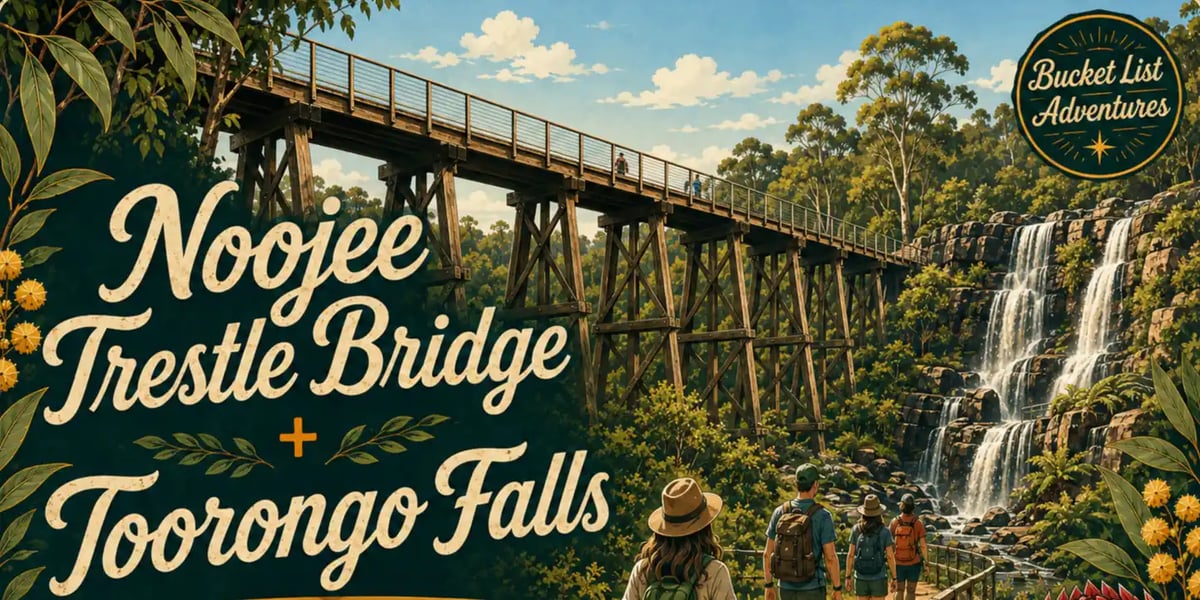 Noojee Bucket List Destination: Trestle Bridge Hike and Toorongo Falls Easy 8km