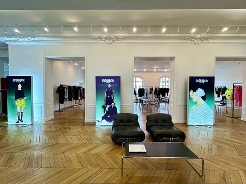 Casablanca Paris - Caissons lumineux pour un event