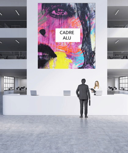 Toiles tendues sur châssis aluminium