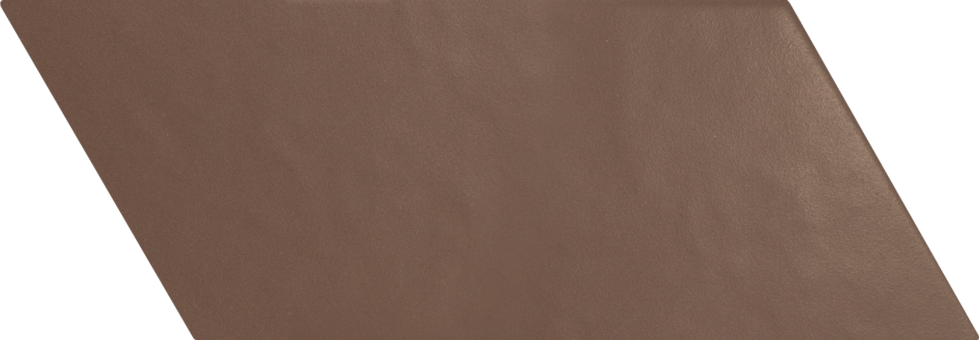 Chevron Marron Mate Derecho 9X20,5cm.