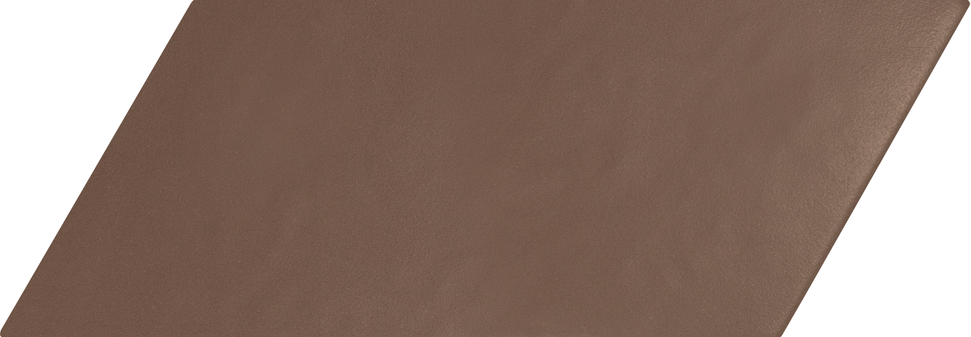 Chevron Marron Mate Izquierdo 9X20,5cm.