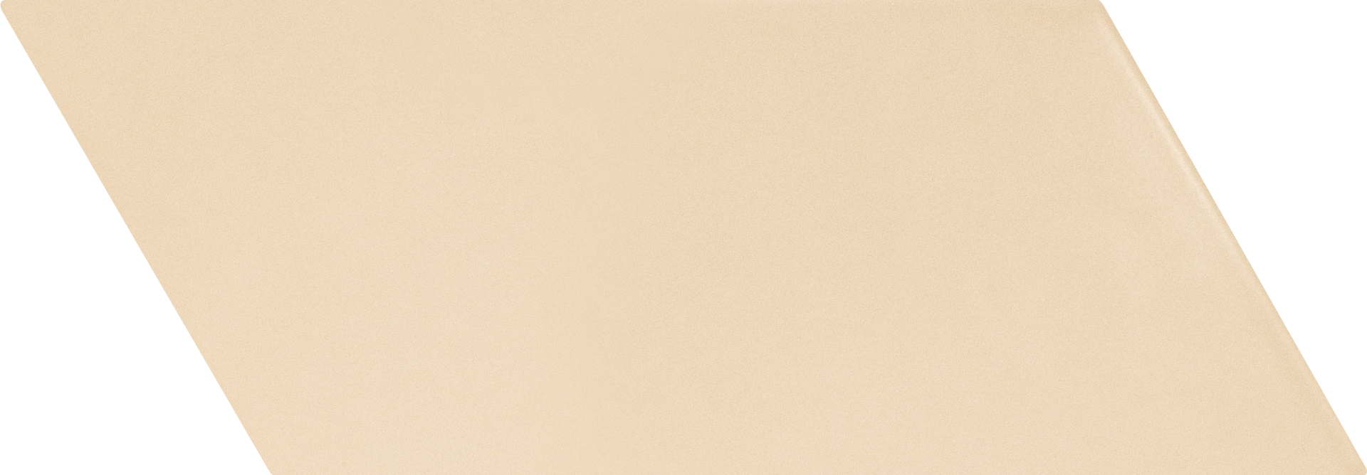 Chevron Crema Mate Derecho 9X20,5cm.