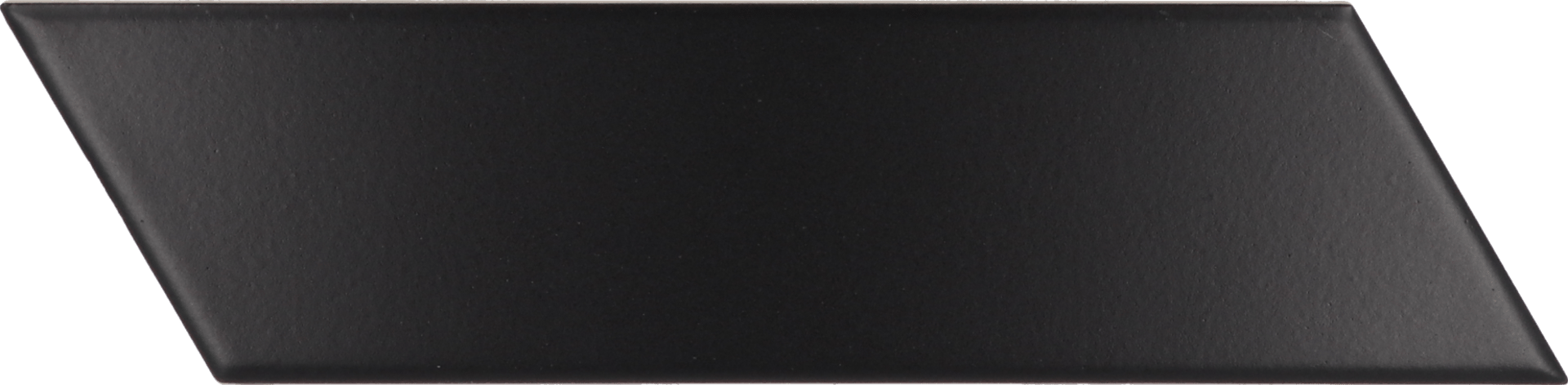 Chevron Wall Black Matt Derecho 18,6X5,2cm.