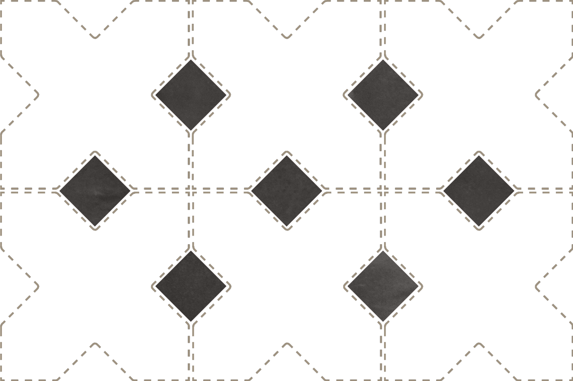 Taco Black Hat Matt 3,4X3,4cm.