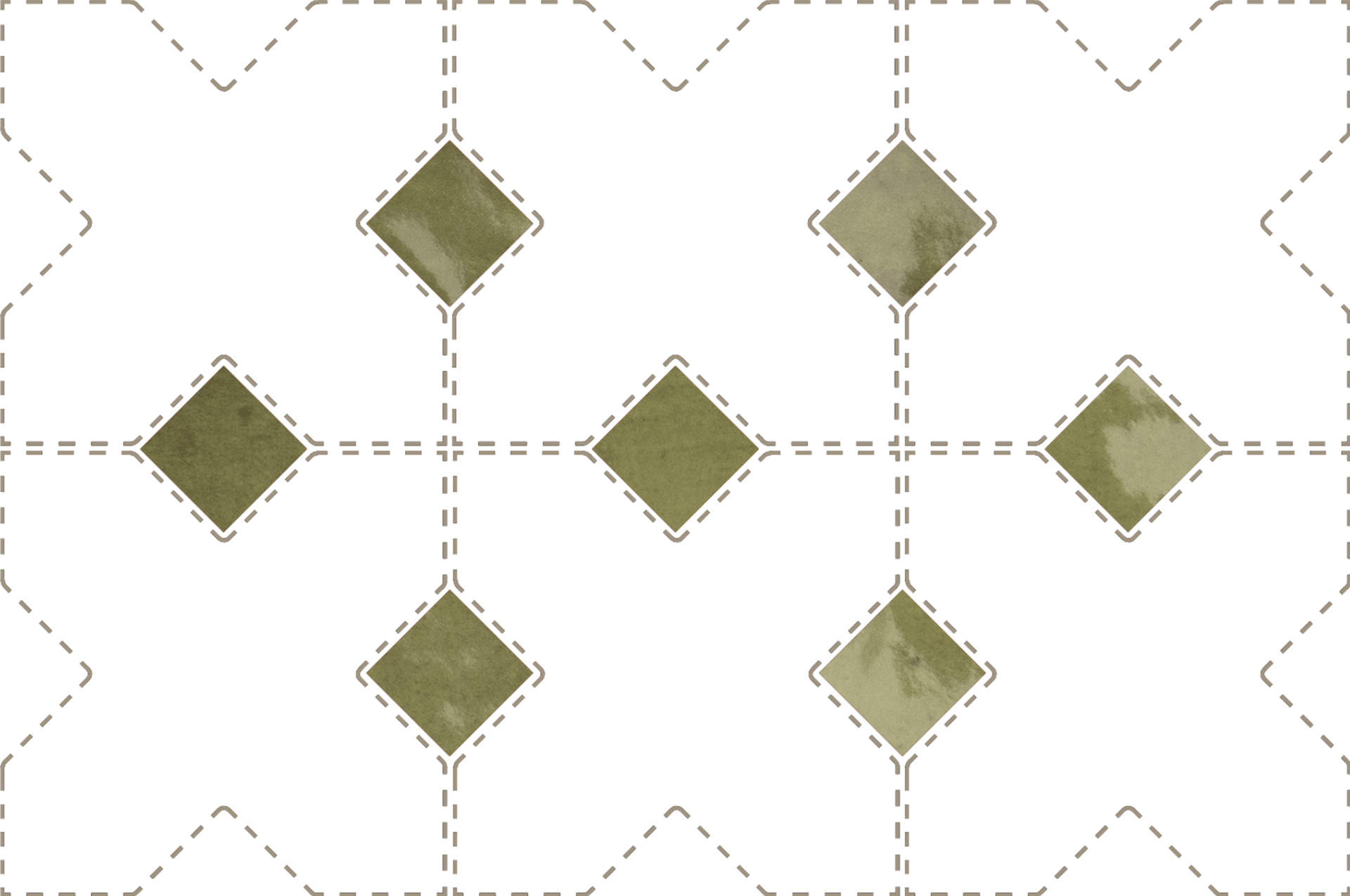 Taco Verd 3,4X3,4cm.